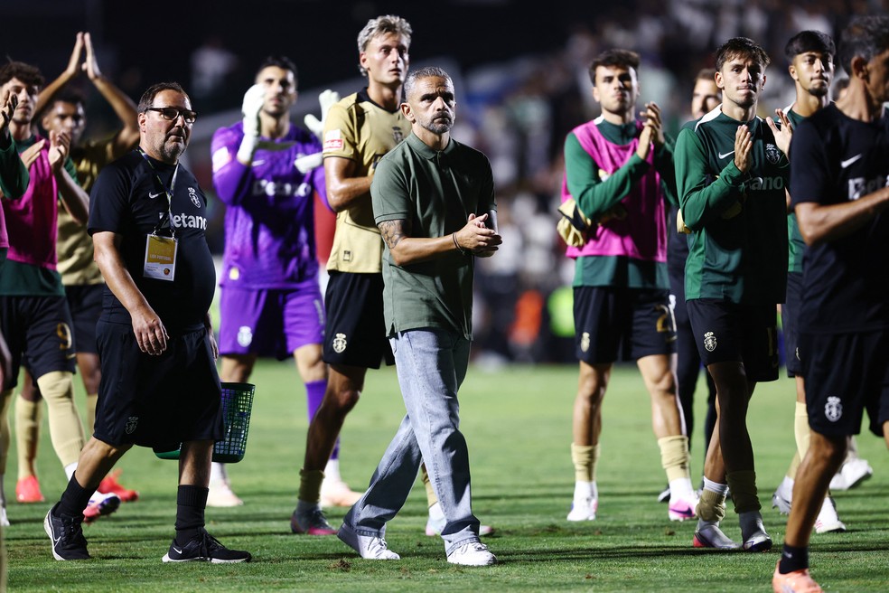 Estrela x Sporting em jogo da Primeira Liga — Foto: REUTERS/Rodrigo Antunes