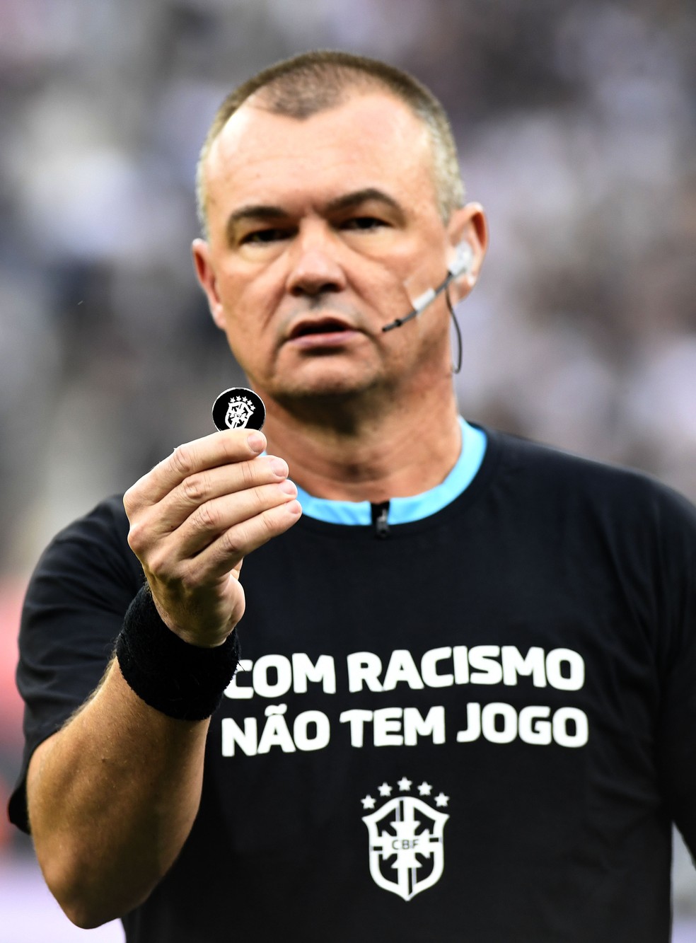 Leandro Vuaden em Corinthians x Fluminense — Foto: Marcos Ribolli
