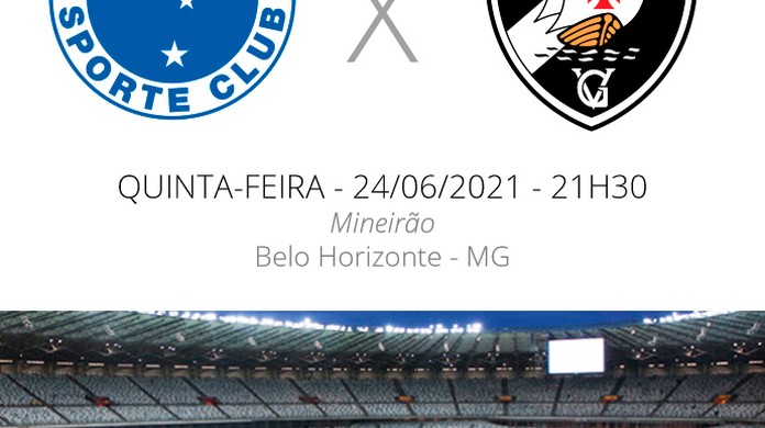 Cruzeiro x Vasco será no Mineirão: CBF detalha restante da tabela do  Brasileirão