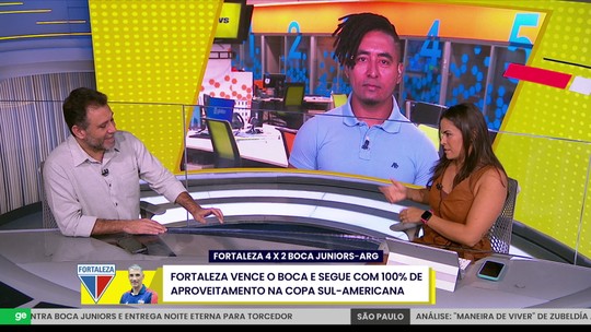 "Vitória merecidíssima": Sportv News analisa confronto entre Fortaleza e Boca Juniors pela Copa Sul-Americana - Programa: sportvnews 