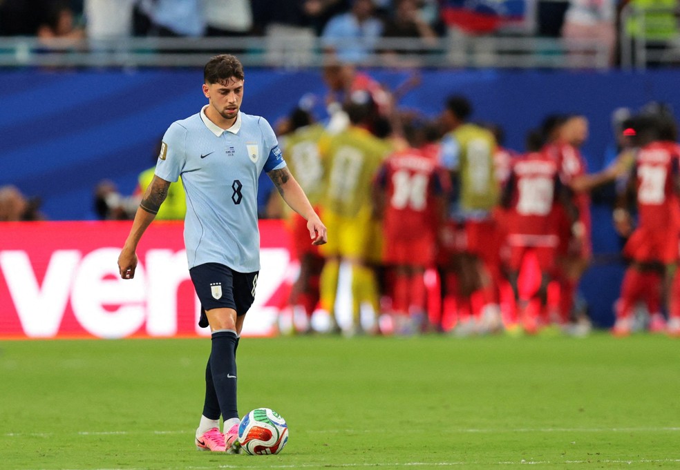 Capitão do Uruguai, Valverde lamenta empate com a seleção de Cabo Verde — Foto: Reuters