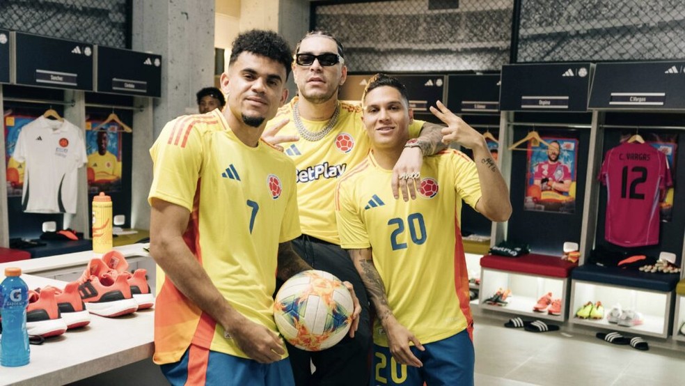 Camisa da Colômbia — Foto: Divulgação/Colômbia