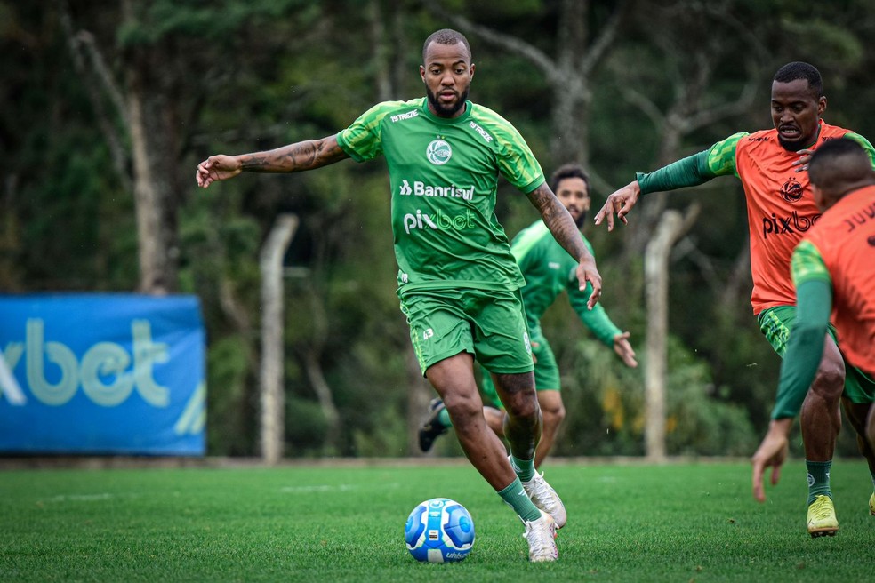Victor Andrade fez apenas 11 partidas com a camisa do Juventude — Foto: Gabriel Tadiotto/E.C Juventude