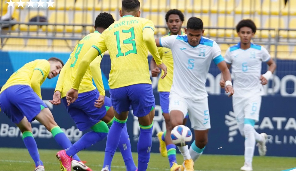 Brasil x Honduras - Jogos Pan-Americanos — Foto: Reprodução