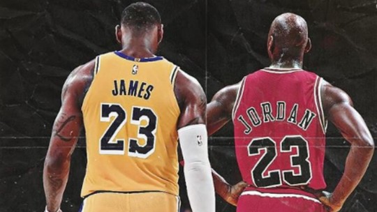 LeBron ou Jordan? Jogadores da NBA escolhem maior de todos os tempos - Foto: (Reprodução)