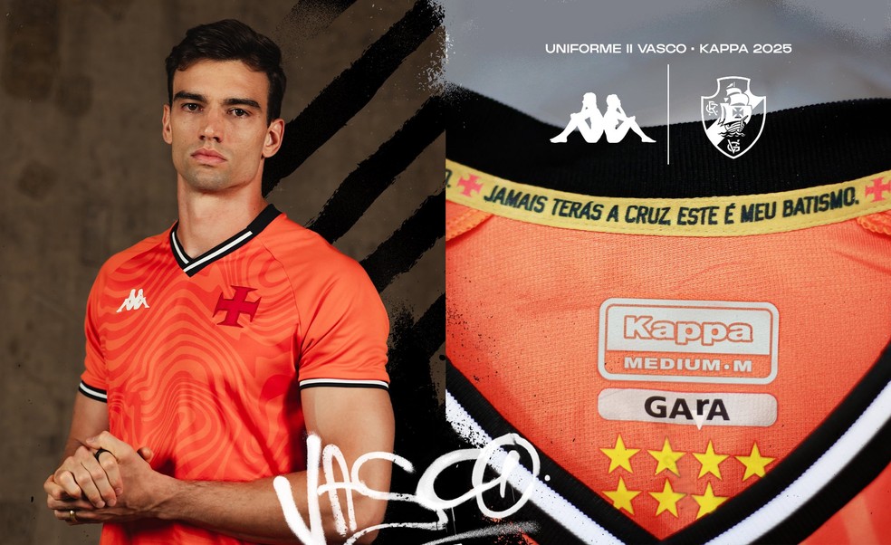 Novo uniforme de goleiro do Vasco para 2025  Foto: Divulgao