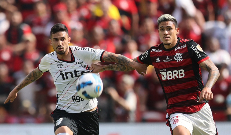 Flamengo foi campeo em cima do Athletico-PR em 2022  Foto: REUTERS/Luisa Gonzalez