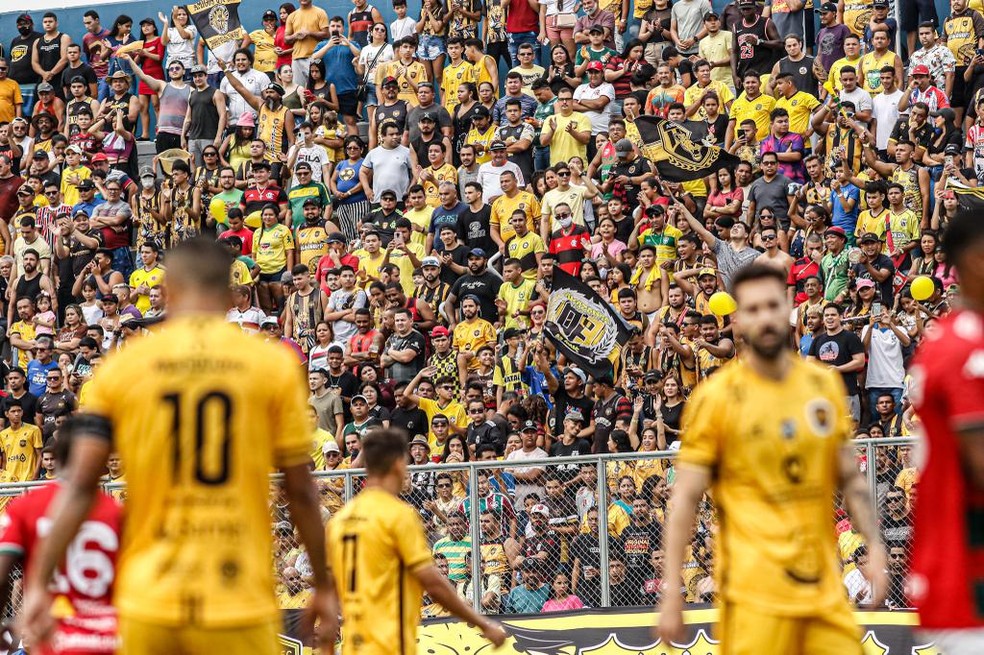 Amazonas x Portuguesa-RJ Série D jogo do acesso — Foto: João Normando