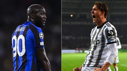 Juventus e Chelsea negociam troca envolvendo Lukaku e Vlahovic