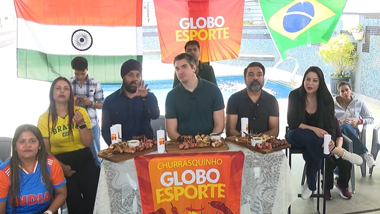 Churrasquinho do GE convoca torcedores para amistoso entre Brasil e Índia