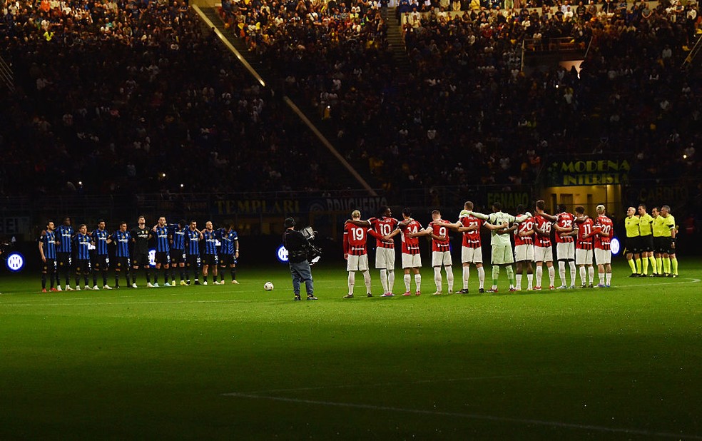 Inter de Milão x Milan no San Siro — Foto: Getty Images