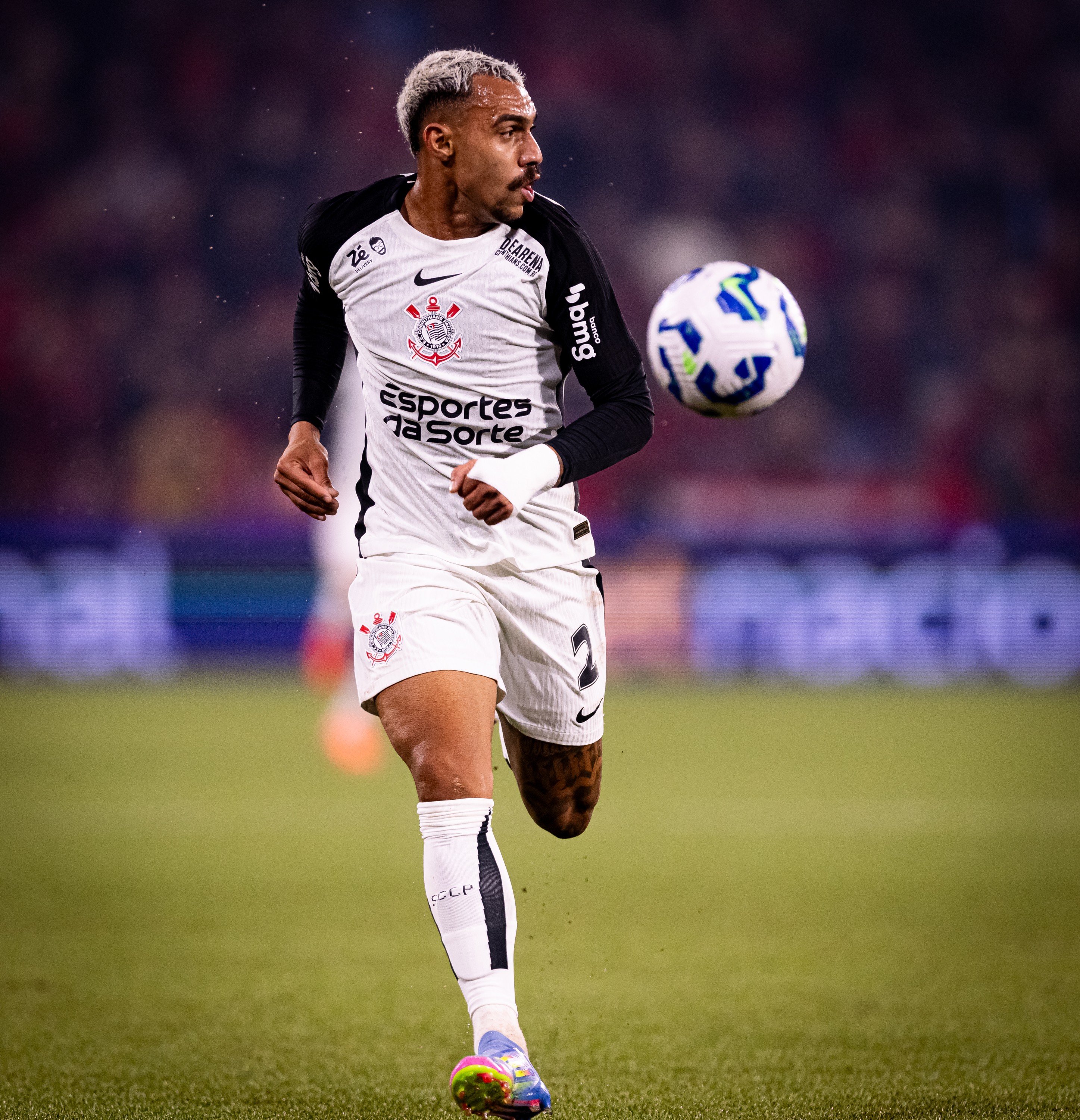 Matheuzinho sem lesão, mas dúvida para o Dérbi no Corinthians