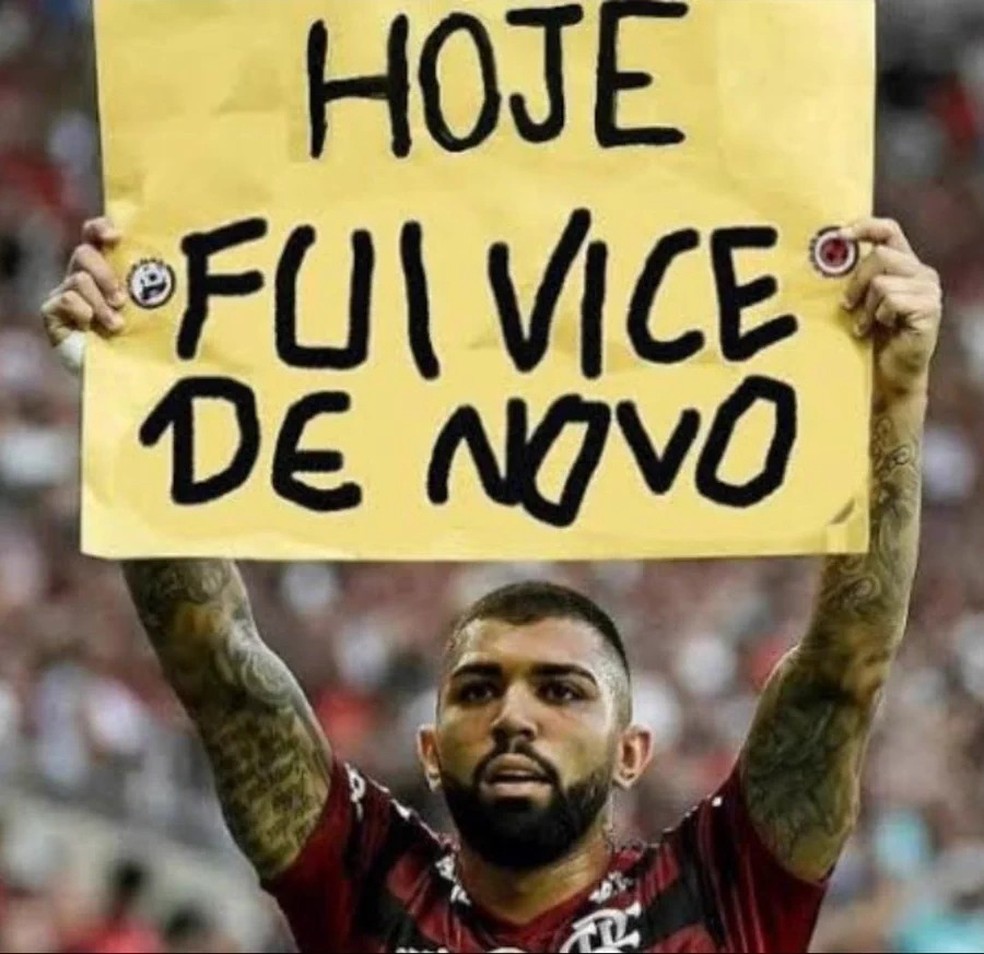 Memes do vice do Flamengo na Copa do Brasil — Foto: Divulgação