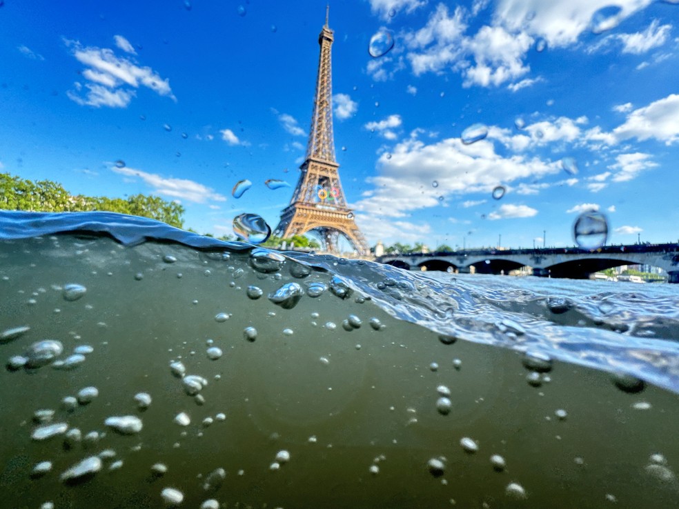 El río Sena es el mayor desafío de los Juegos de París 2024 — Foto: Reuters