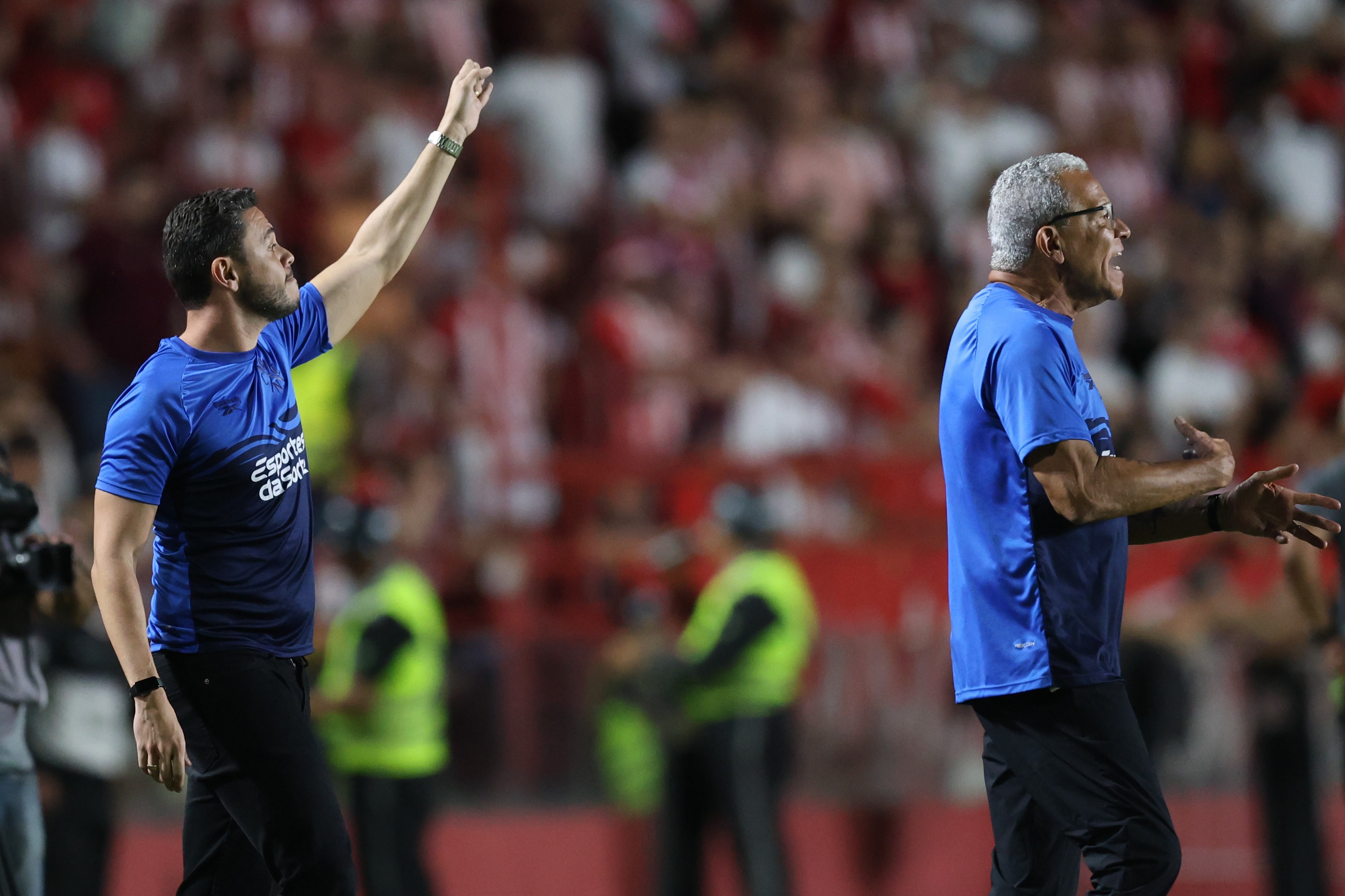 Guilherme dos Anjos durante jogo do Náutico nos Aflitos