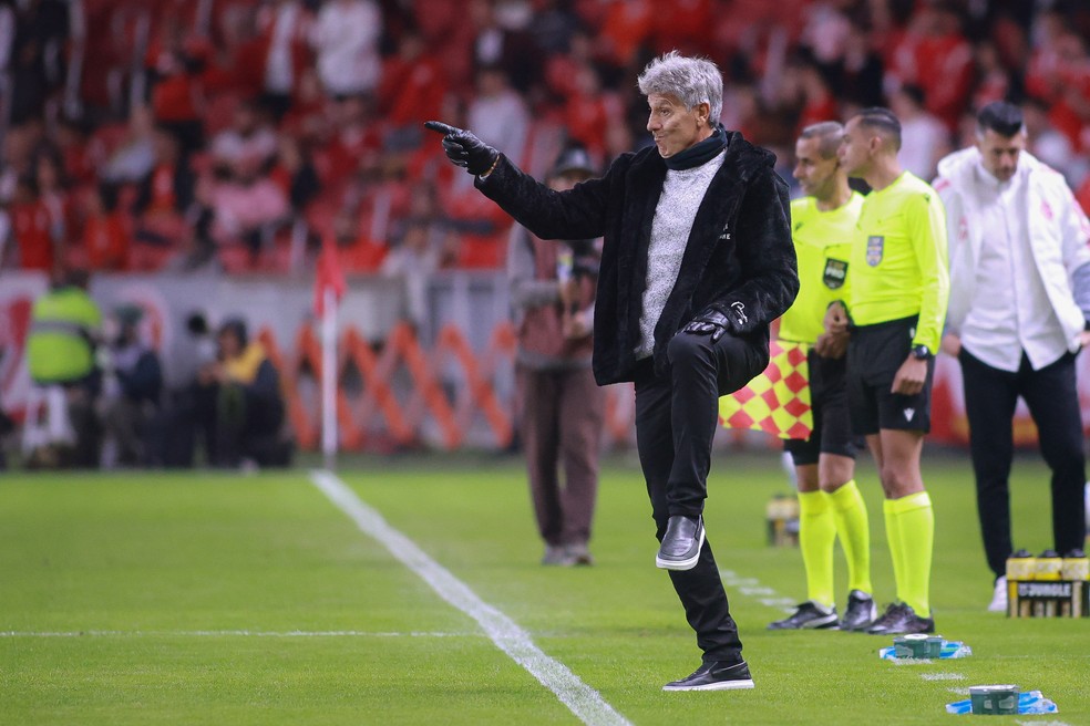 Renato Gaúcho em Internacional x Vasco — Foto: Maxi Franzoi/AGIF