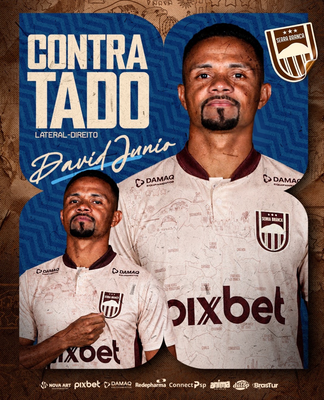 Serra Branca anuncia lateral David Junio, ex-Náutico