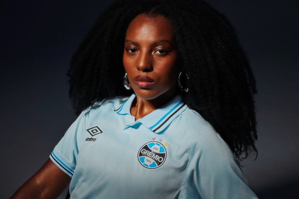 Nova camisa do Grêmio — Foto: Divulgação/Umbro