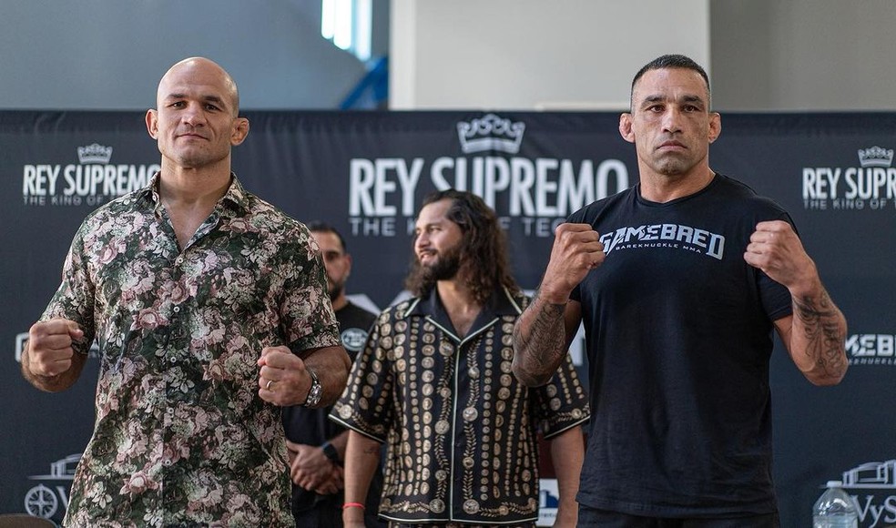Encarada Junior Cigano x Fabricio Werdum Gamebred Bareknuckle — Foto: Reprodução/Youtube