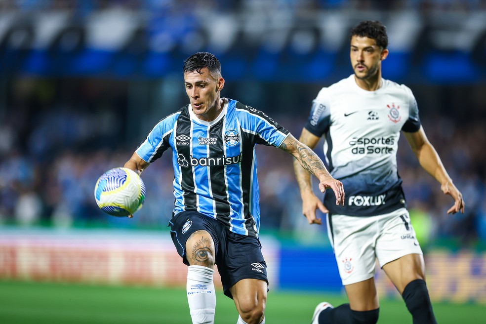 Corinthians segurou o Grêmio e saiu classificado na Copa do Brasil  — Foto: Lucas Uebel/Grêmio