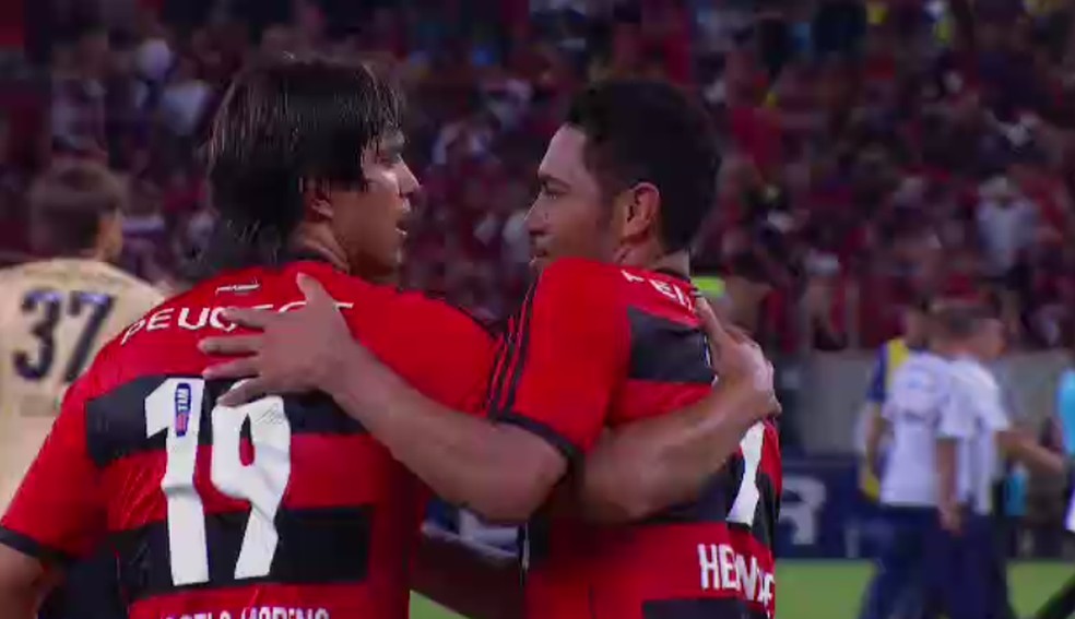 Marcelo Moreno e Hernane — Foto: Reprodução SporTV