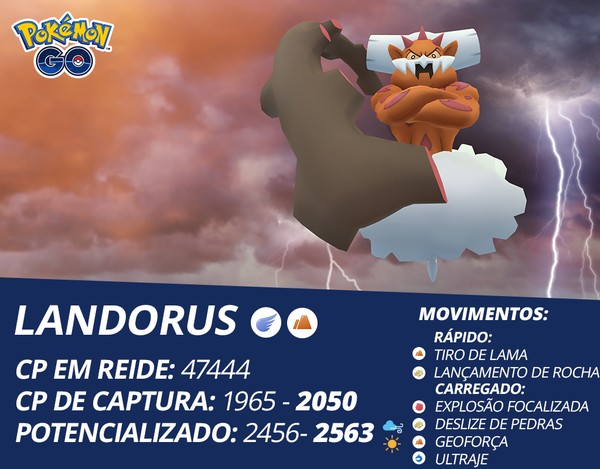 Pokémon GO: como pegar Tornadus nas reides, melhores ataques e counters, e-sportv