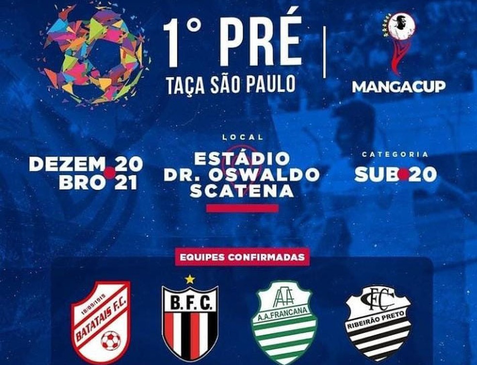 Copinha 2024: veja os jogos dos times das regiões de Ribeirão e
