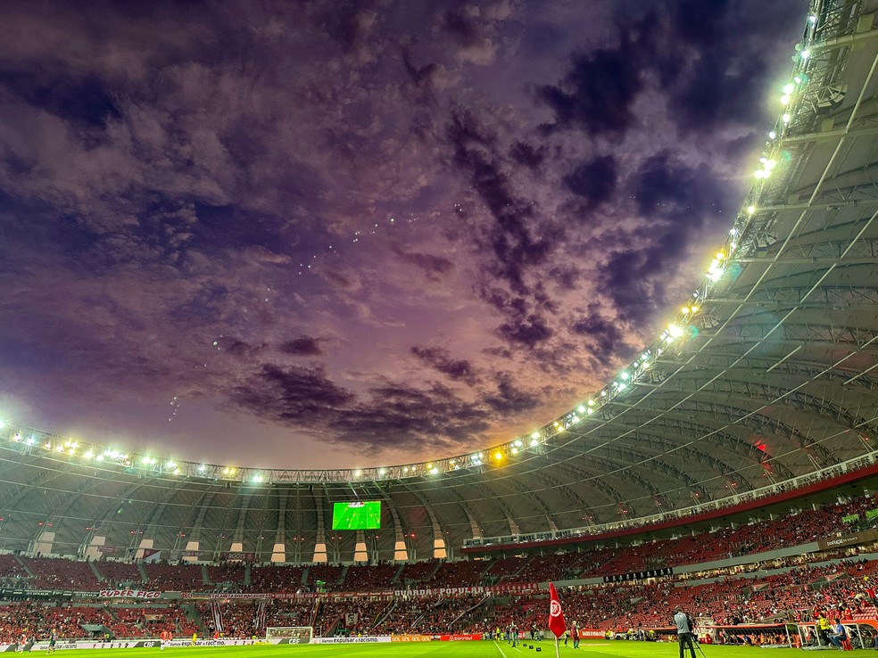 Estádio Beira-Rio no empate do Inter com o Fluminense — Foto: Ricardo Duarte/Inter