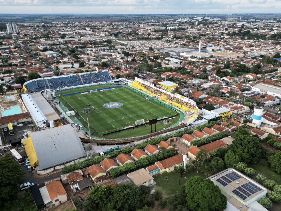 Estádio José Maria de Campos Maia, o Maião, em Mirassol — Foto: Felipe Novoa - Nopontovoa
