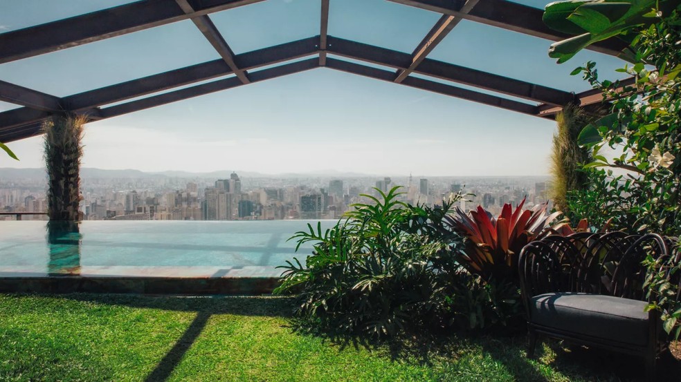 Suíte mais luxuosa do hotel Rosewood São Paulo — Foto: Divulgação