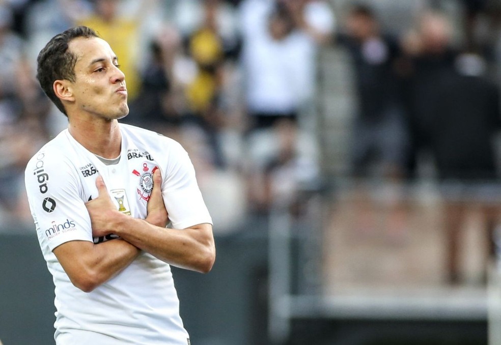 Rodriguinho em ação no Corinthians x Palmeiras de 2018 — Foto: Rodrigo Coca/Ag. Corinthians
