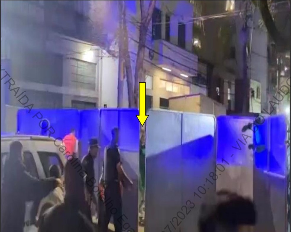 Imagens da investigação da morte de Gabriela Anelli — Foto: Divulgação