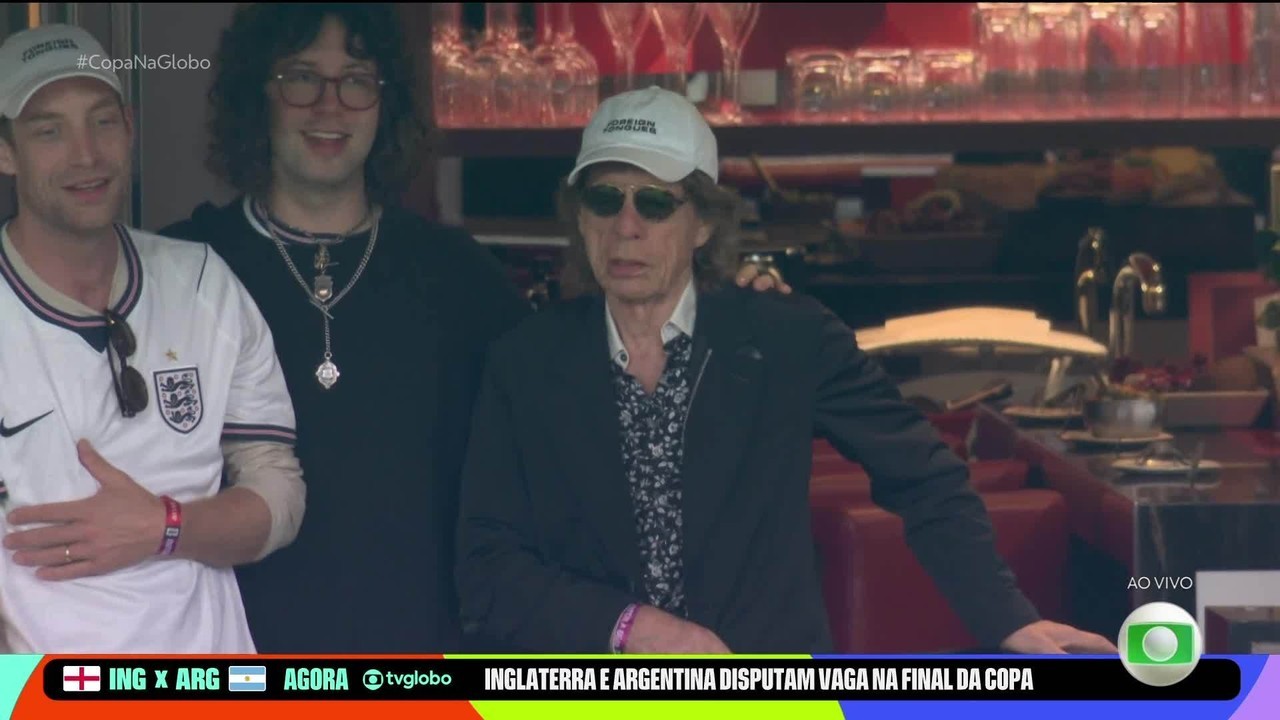 Famílias de Mick Jagger e David Beckham prestigiam Inglaterra x Argentina