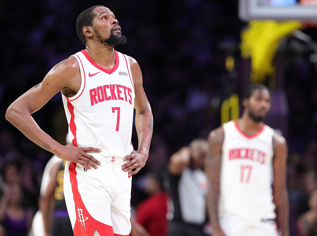 Durant é desfalque para jogo decisivo contra Lakers e complica situação dos Rockets nos playoffs