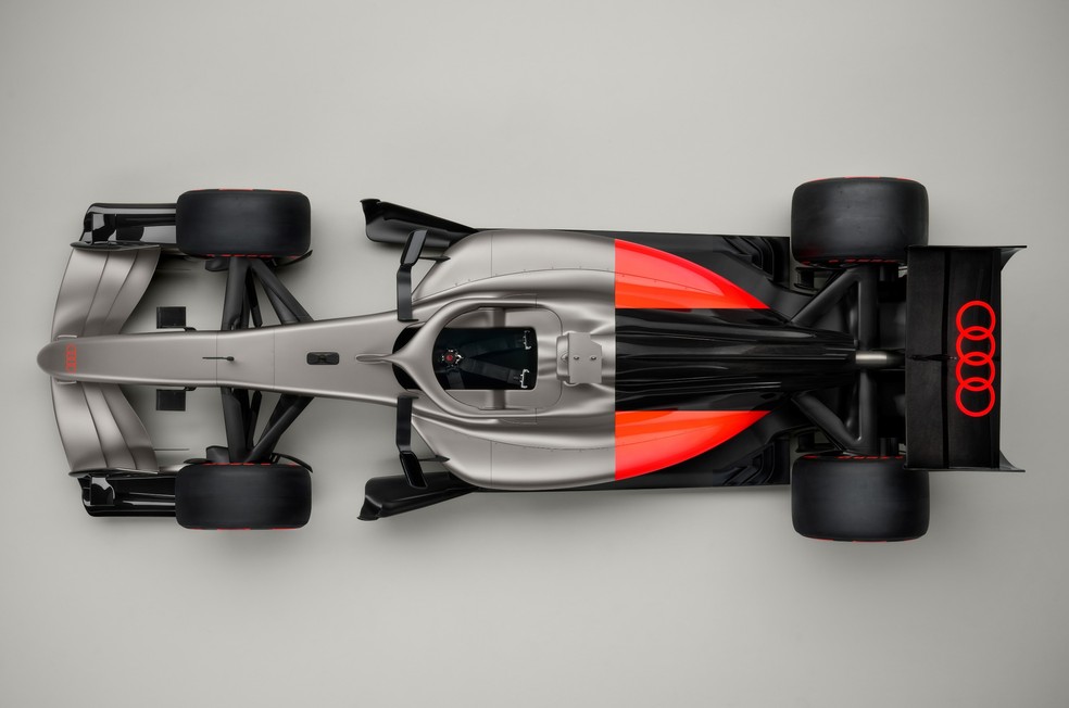 Audi F1 revela carro para disputar a temporada 2026 da categoria, com Gabriel Bortoleto — Foto: Divulgação