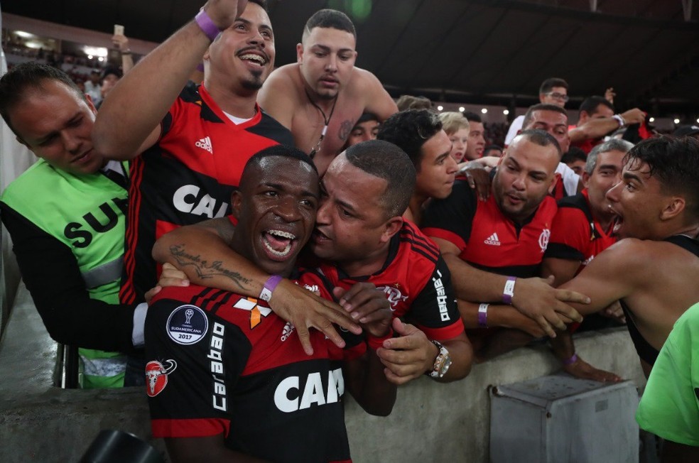 Vinicius Junior Flamengo x Fluminense Sul-Americana