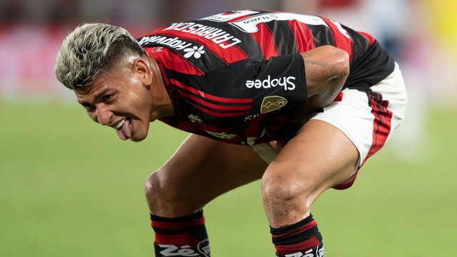 Carrascal em Flamengo x Racing pela semifinal da Libertadores