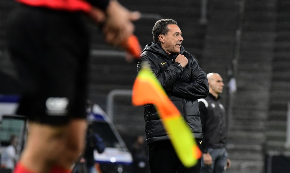 Corinthians x Vasco, Vanderlei Luxemburgo — Foto: Marcos Ribolli