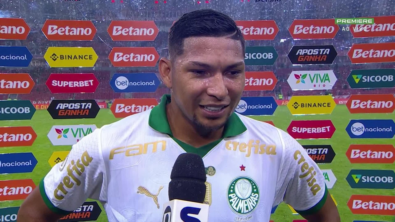 Autor do gol do empate, Rony diz: 'Com a força que nosso time tem, vamos dar a volta por cima'