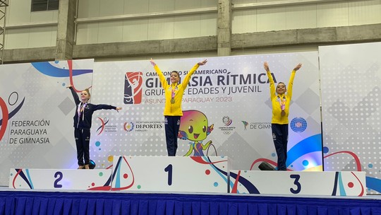 Sergipanas colecionam títulos no Campeonato Sul-Americano de Ginástica Rítmica
