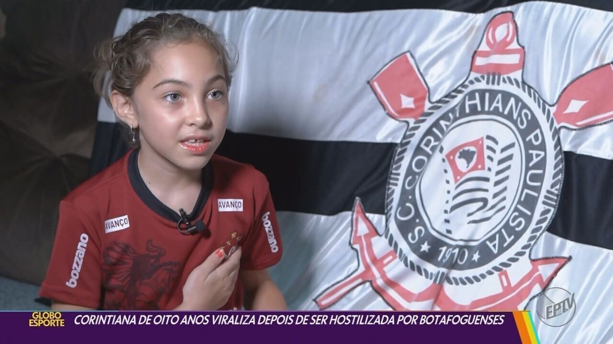 Bati No Peito Porque Amo O Corinthians Diz Menina Hostilizada Por Torcedores Do Botafogo Sp 