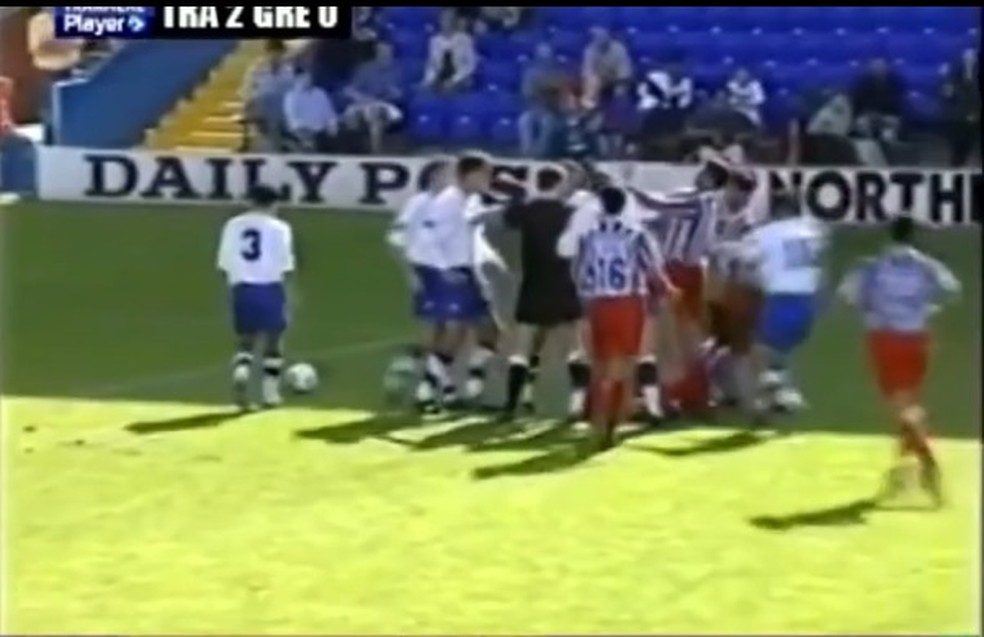 Duelo entre Tranmere Rovers e Sãocarlense teve vitória inglesa — Foto: Acervo Leonardo Cantarelli