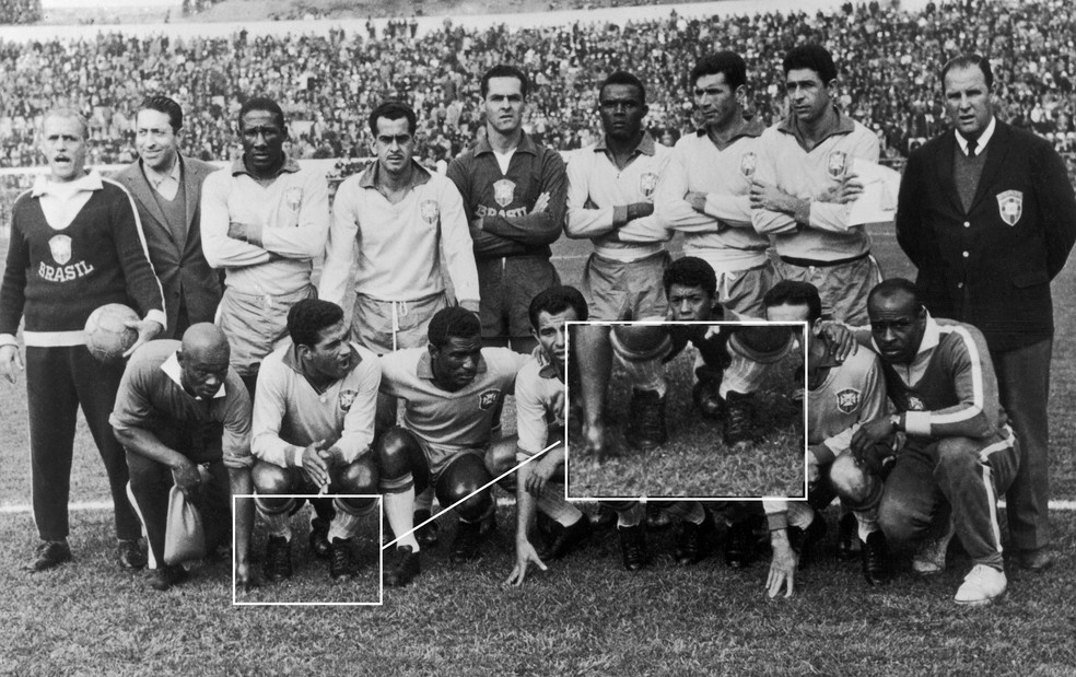 Evolução das chuteiras — chuteira de Pelé 1970