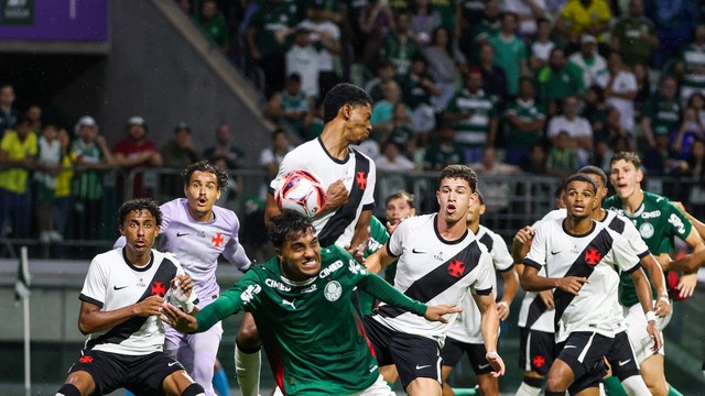 Lance de Palmeiras x Vasco pela final do Campeonato Brasileiro Sub-20