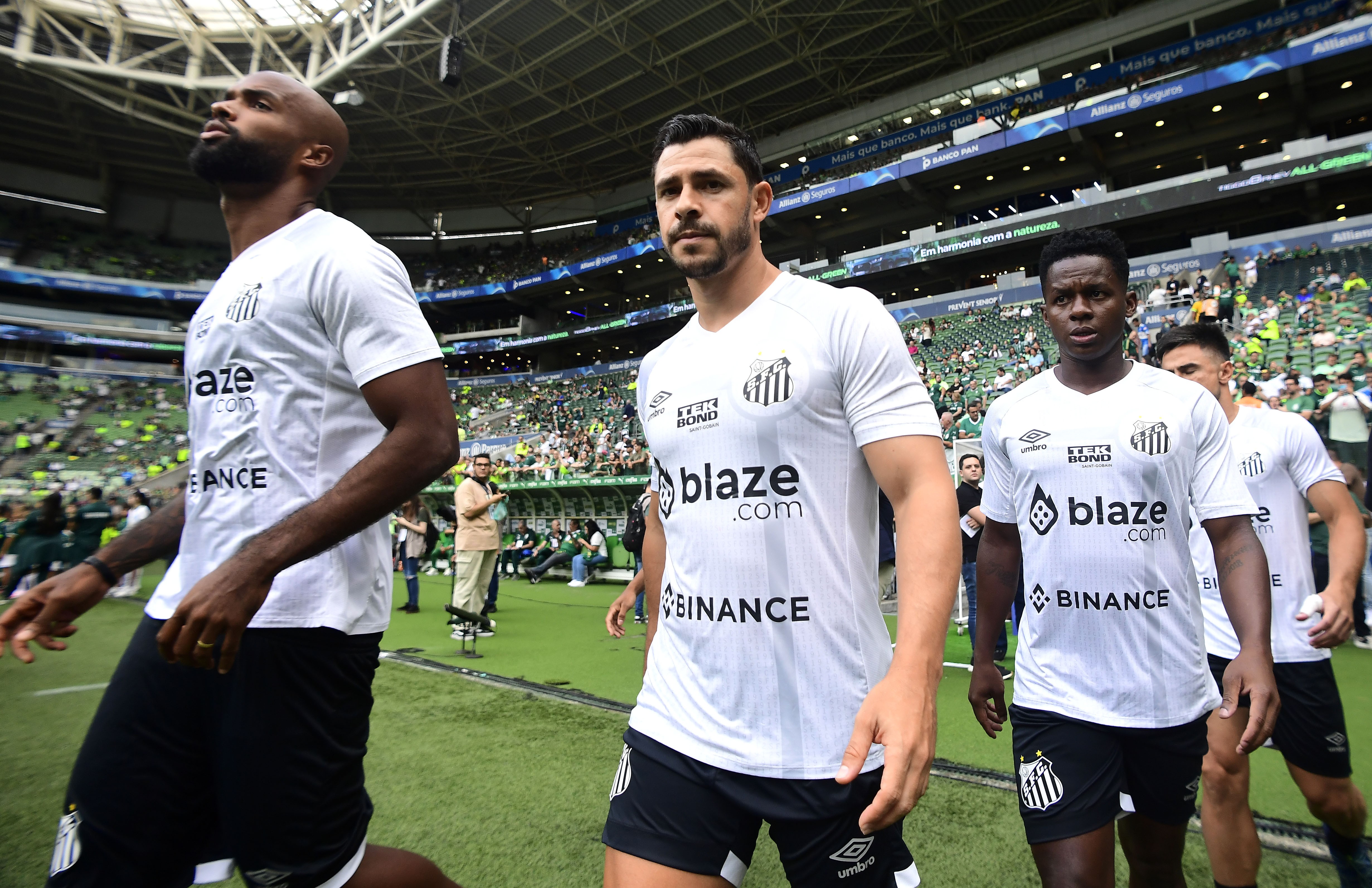 Carille poupa jogadores do Santos por causa de gramado do estádio do Palmeiras