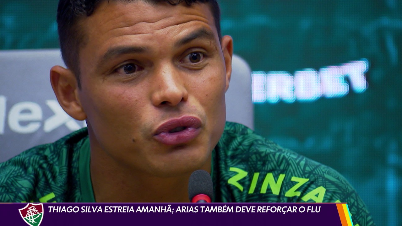 Thiago Silva estreia amanhã; Arias também deve reforçar o Flu