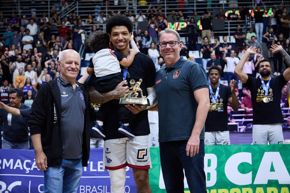 Didi, do Franca, foi eleito o MVP das finais do NBB — Foto: Marcos Limonti/Sesi Franca