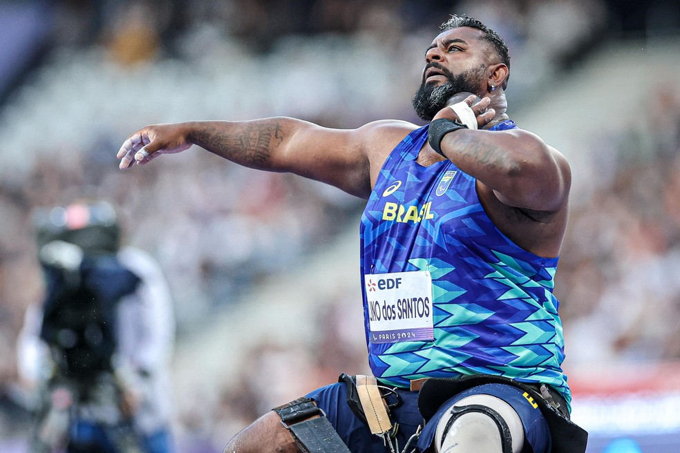 Thiago Paulino, medalhista de prata nas Paralimpíadas de Paris — Foto: Wander Roberto/CPB