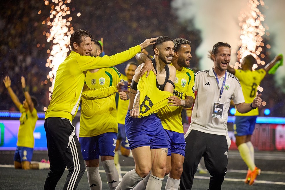 Brasil goleia o Chile por 6 a 2 e leva bicampeonato da Copa do Mundo da Kings League — Foto: Kings League Brazil