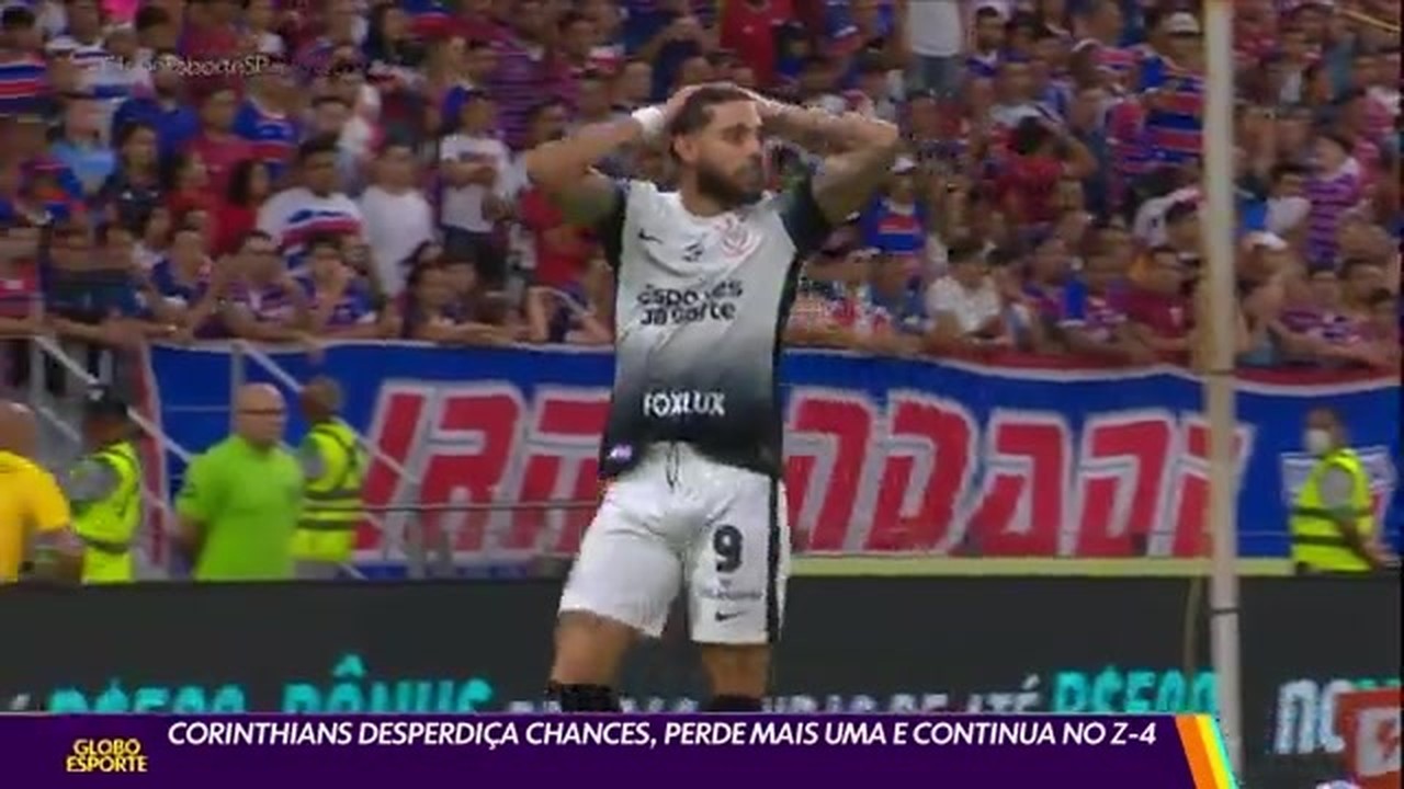 Corinthians desperdiça chances, perde mais uma e continua no Z-4